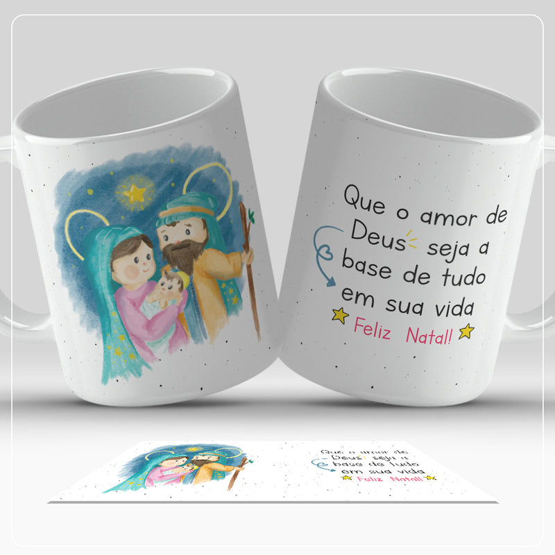 Caneca de Natal religiosas