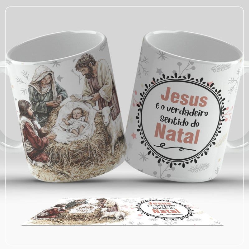 Caneca de Natal religiosas