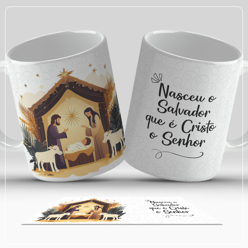 Caneca de Natal religiosas